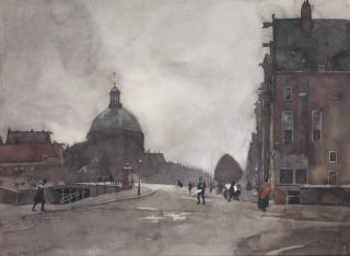 Willem Witsen - View of the Singel with the Koepelkerk, Amsterdam