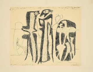 Willi Baumeister - Afrikanischer Tanz/Afrikanische Spiele.