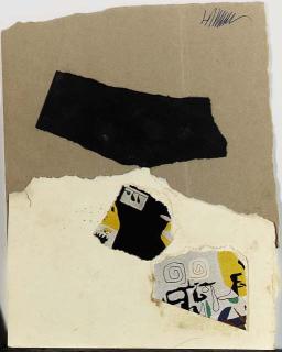 Willi Baumeister - Collage mit Phantom