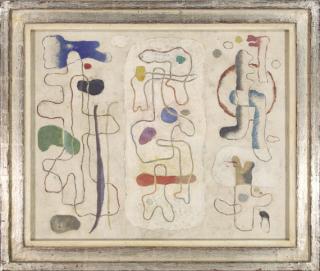 Willi Baumeister - Formen figural - dreiteilig