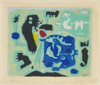 Willi Baumeister - Grün - Komposition in Grün