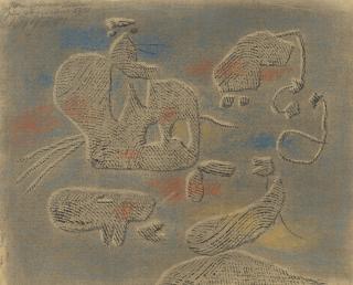 Willi Baumeister - Moby Dick in schwebender Welt