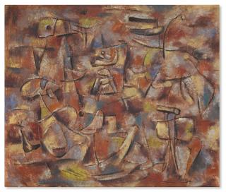 Willi Baumeister - Roter Rhythmus