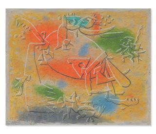 Willi Baumeister - Schwebender Schild (Floating Shield)