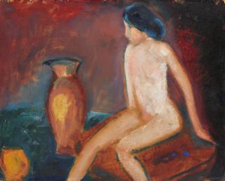 Willi Baumeister - Sitzender Akt 2