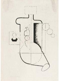 Willi Baumeister - Visieren (Sitzende Figur) (Spielmann 75)