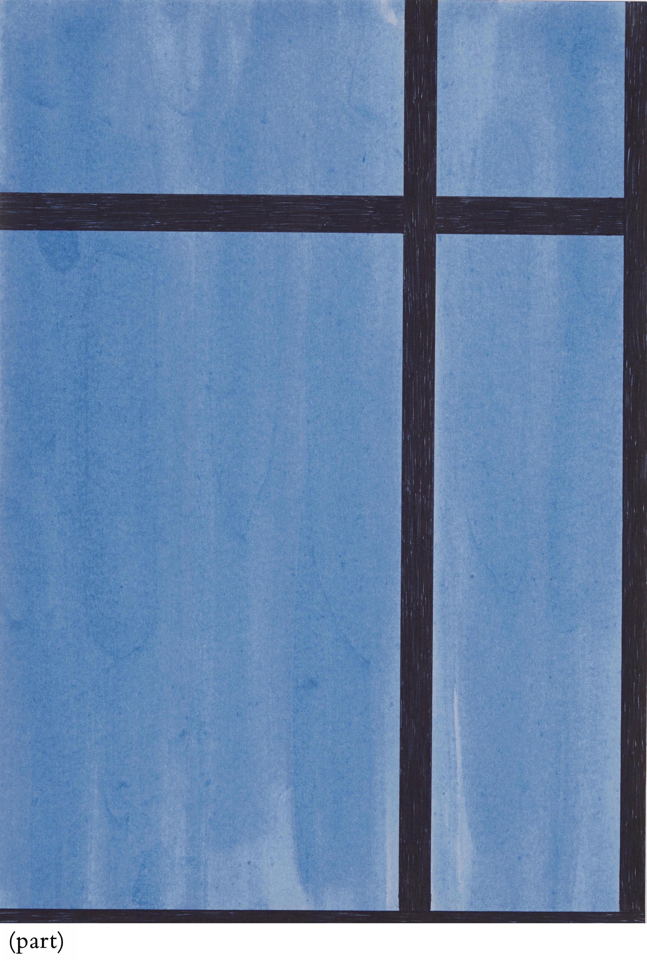 Willi Kopf - Un ensemble de quatre oeuvres sur papier:  (i) Drei zu vier linien  (ii) Sans titre  (iii) Blau - Schwarz  (iv) Sans titre