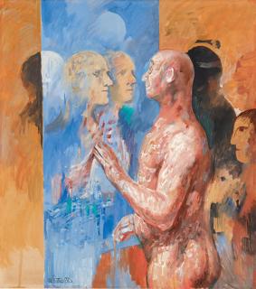 Willi Sitte - Herr Mittelmaß bewundert sich im Schaufenster