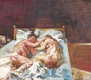 Willi Sitte - Liebespaar im Bett