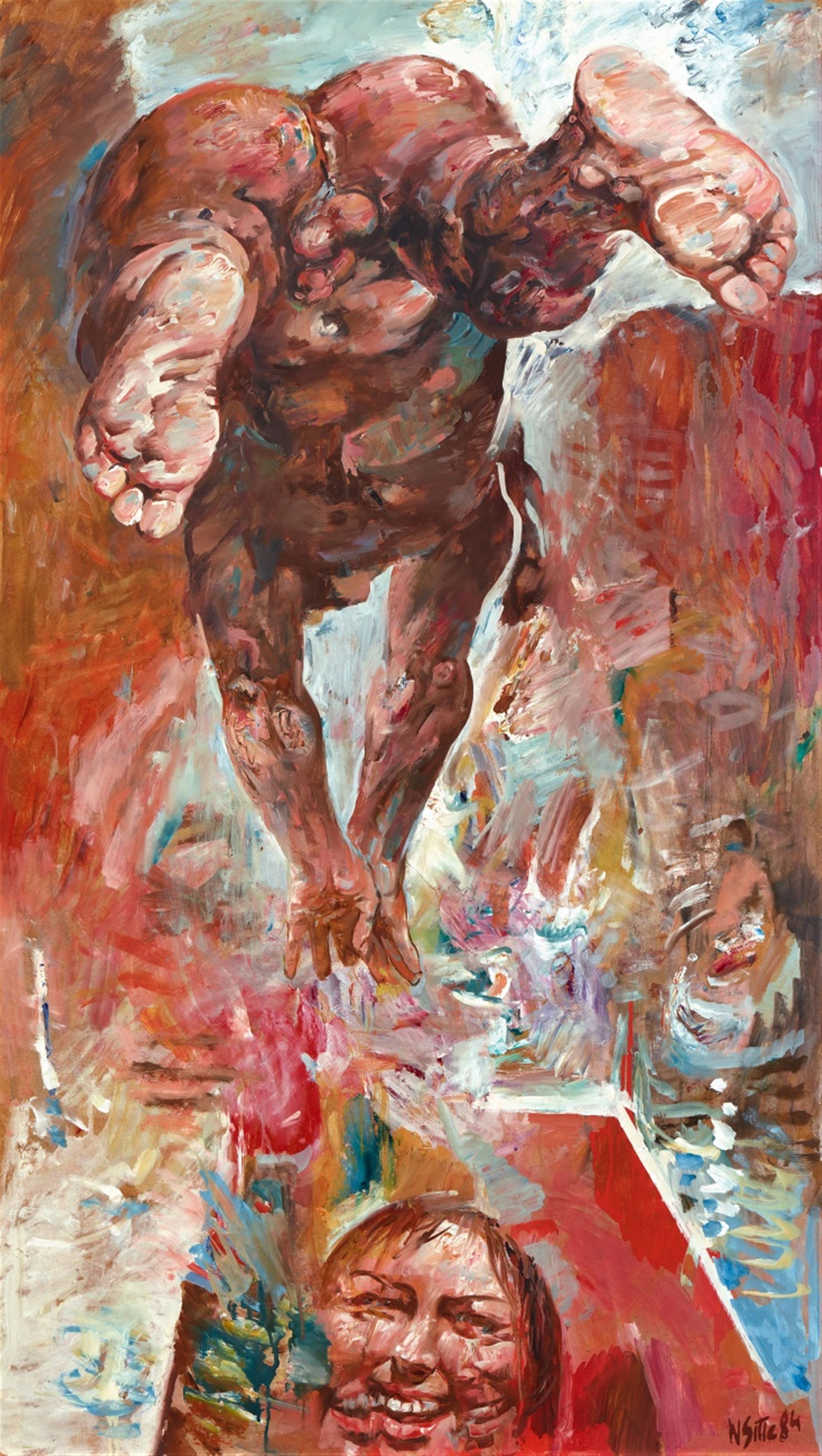 Willi Sitte - Reminiszenz an Tintoretto