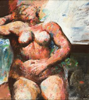 Willi Sitte - Ruhender Akt.