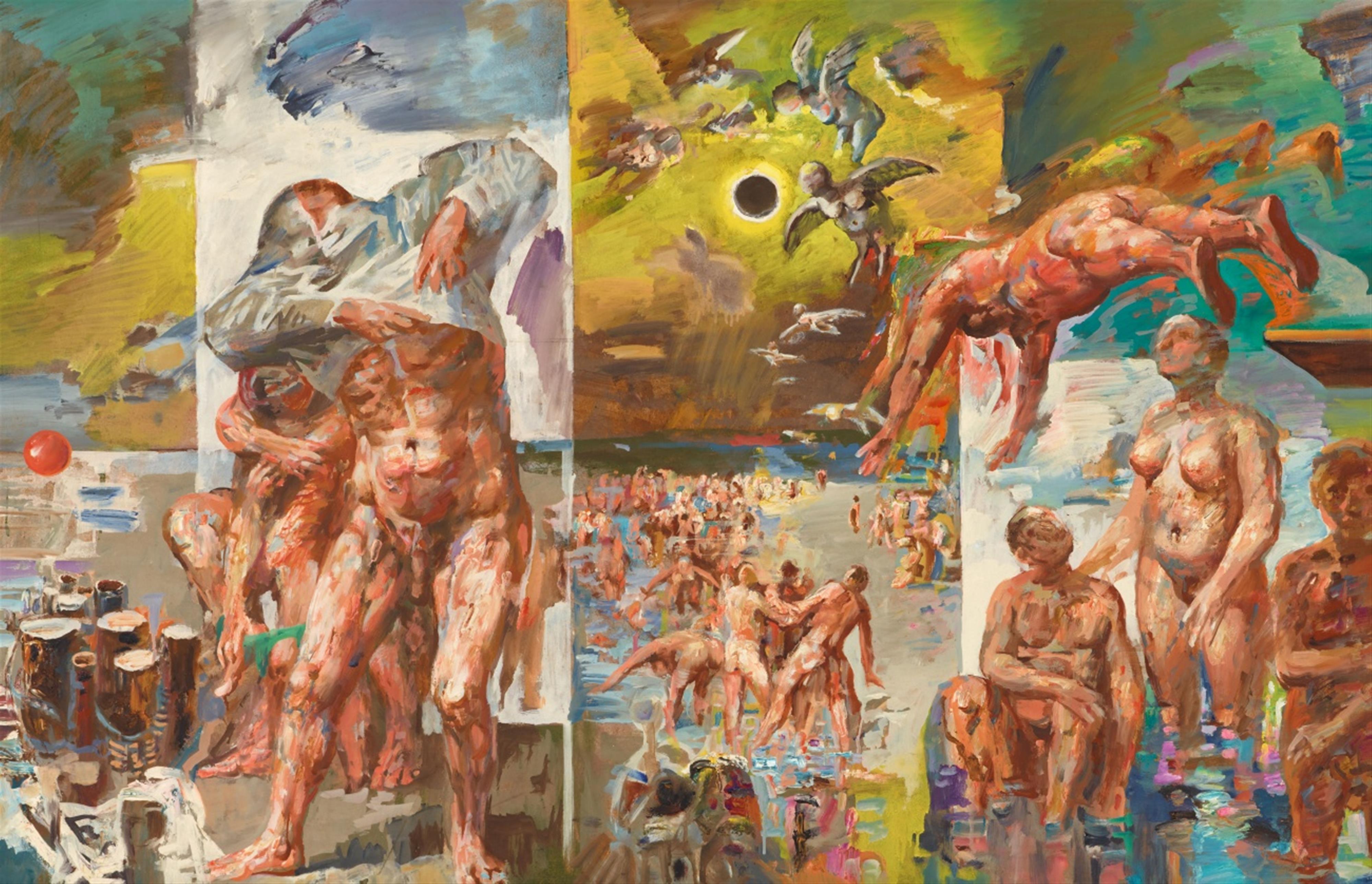 Willi Sitte - Strandszene