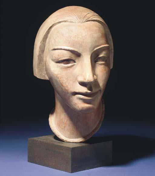 Willi Soukop - Head of a woman