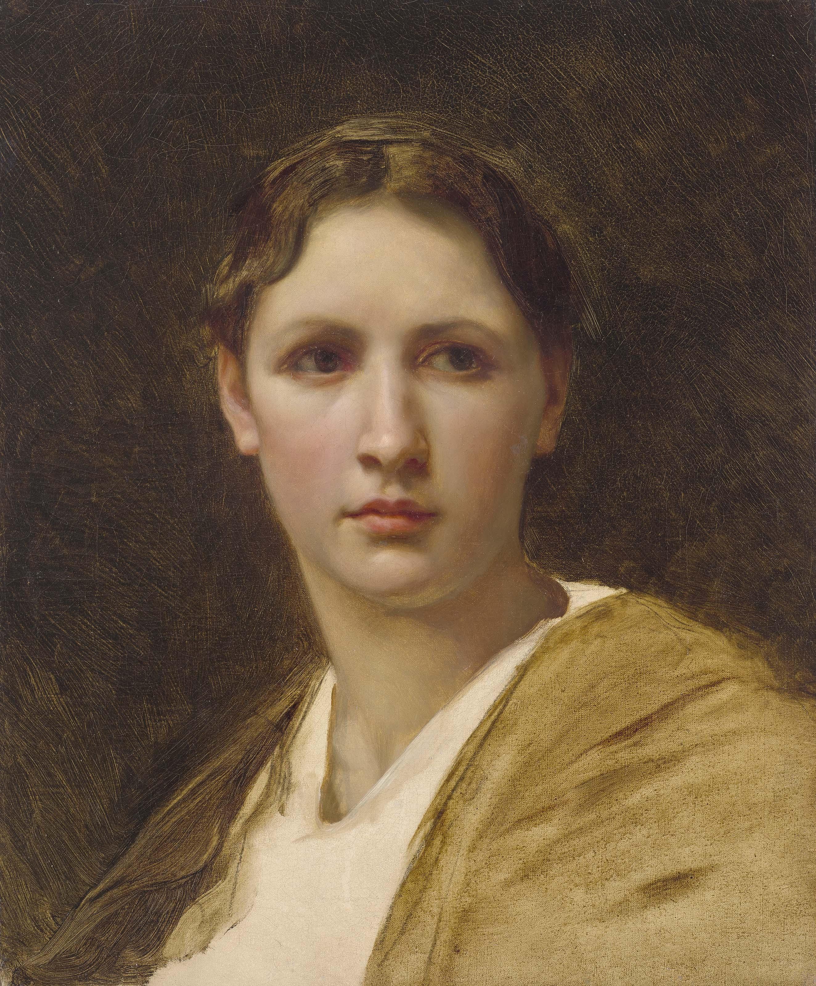 William-Adolphe Bouguereau - Étude de la tête