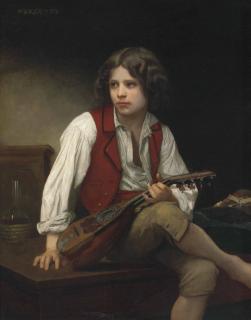 William Adolphe Bouguereau - Italien À La Mandoline