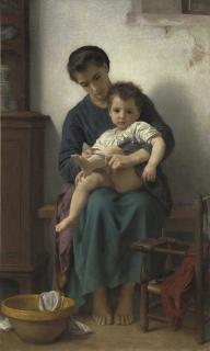 William Adolphe Bouguereau - La Grande Soeur