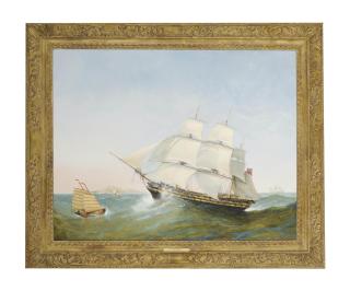 William Adolphus Knell, Sen. - The East Indiaman Exeter making for the Ladrone Islands, China, 1805