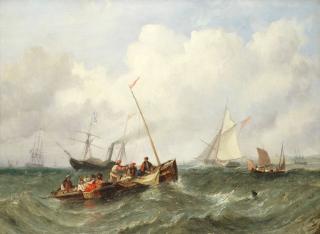 William Adolphus Knell - Mixed Crafts At Spithead