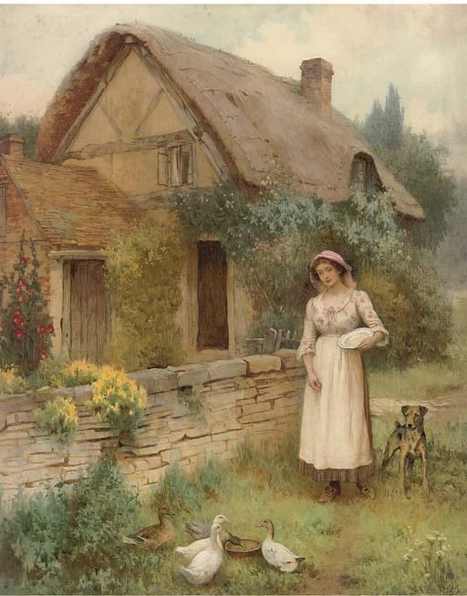 William Affleck - Feeding the ducks