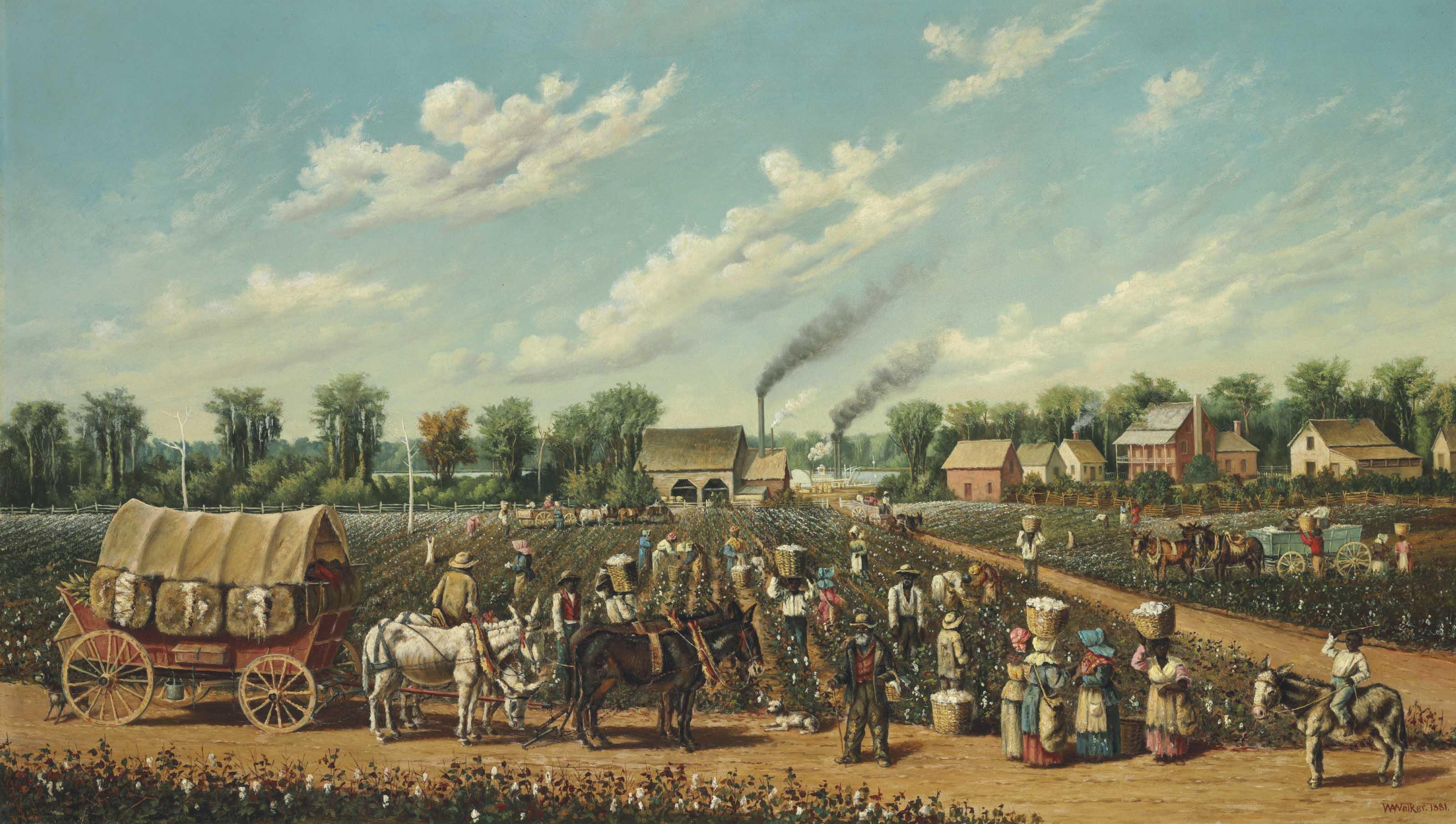 William Aiken Walker - Big B Cotton Plantation