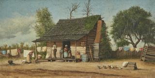William Aiken Walker - Cabin Scene, Laundry Day