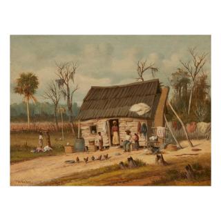 William Aiken Walker - Cabin Scene