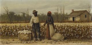 William Aiken Walker - Couple In Cotton Field