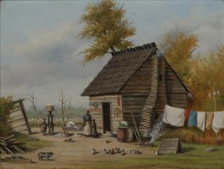 William Aiken Walker - Outside The Cabin