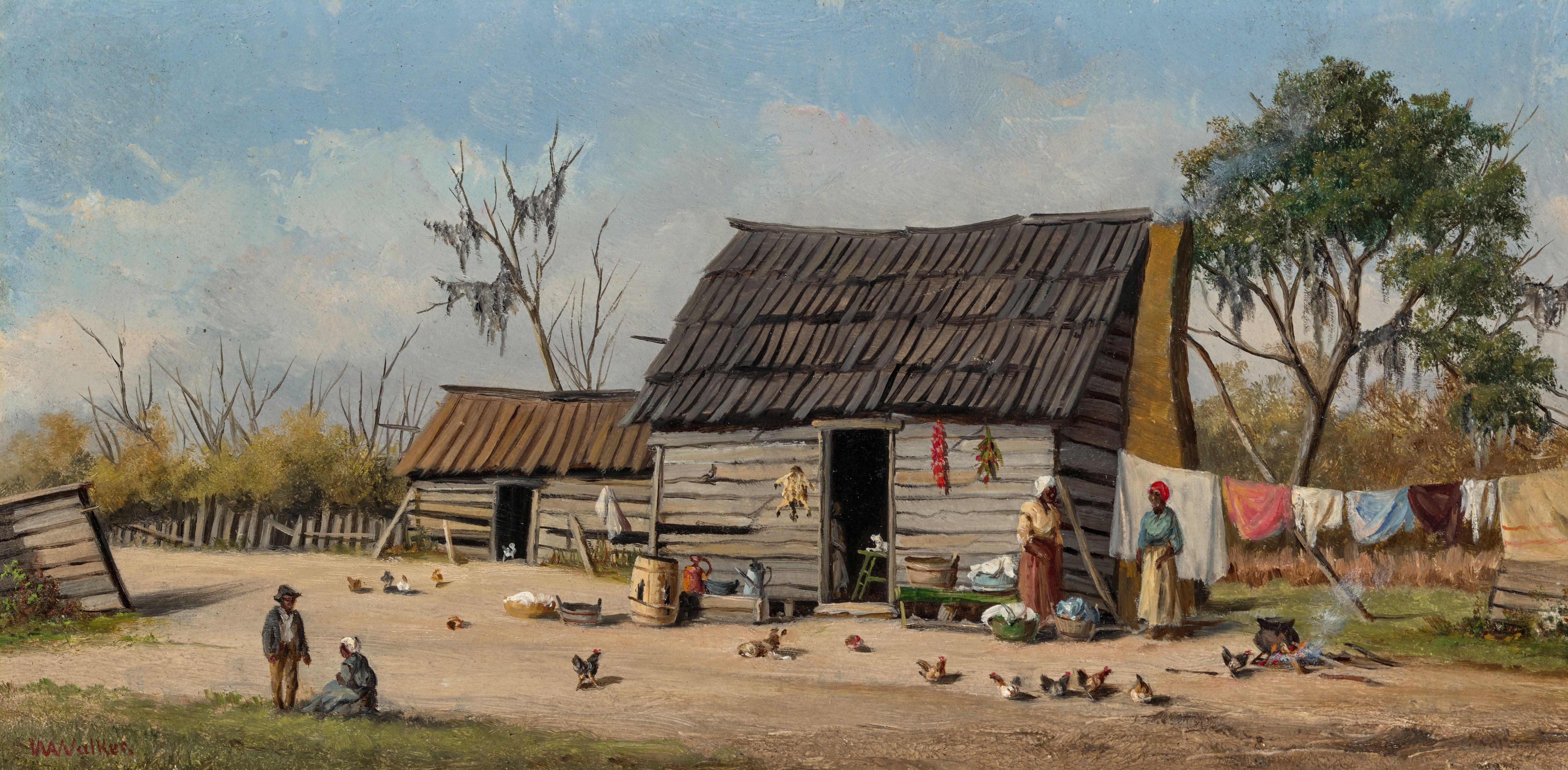 William Aiken Walker - Sharecropper\'s Cabin