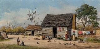 William Aiken Walker - Sharecropper\'s Cabin