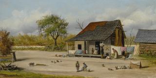 William Aiken Walker - Wash Day: Southern Sharecropper\'S Cabin