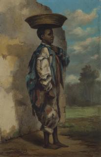 William Aiken Walker - Youth with Basket on his Head, Cuba