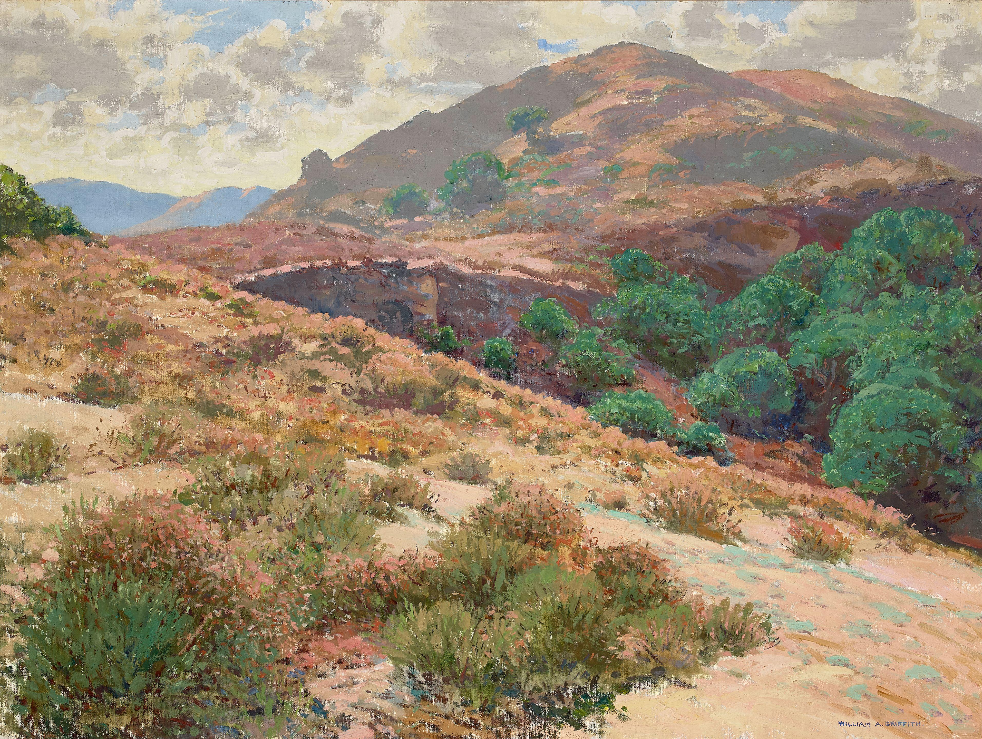 William Alexander Griffith - San Joaquin Hills (Laguna Beach, California) 30 x 40 in. framed 35 x 45 in.