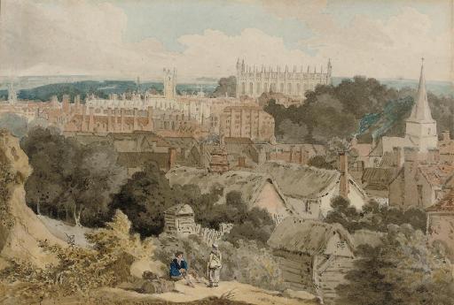 William Alfred Delamotte - A View Of King\'S College Chapel, Cambridge