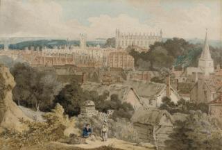 William Alfred Delamotte - A View Of King\'S College Chapel, Cambridge