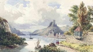 William-Alfred Delamotte - The landing place, Brienz, Switzerland