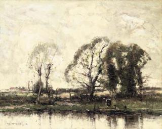 William Alfred Gibson - The Riverside Path