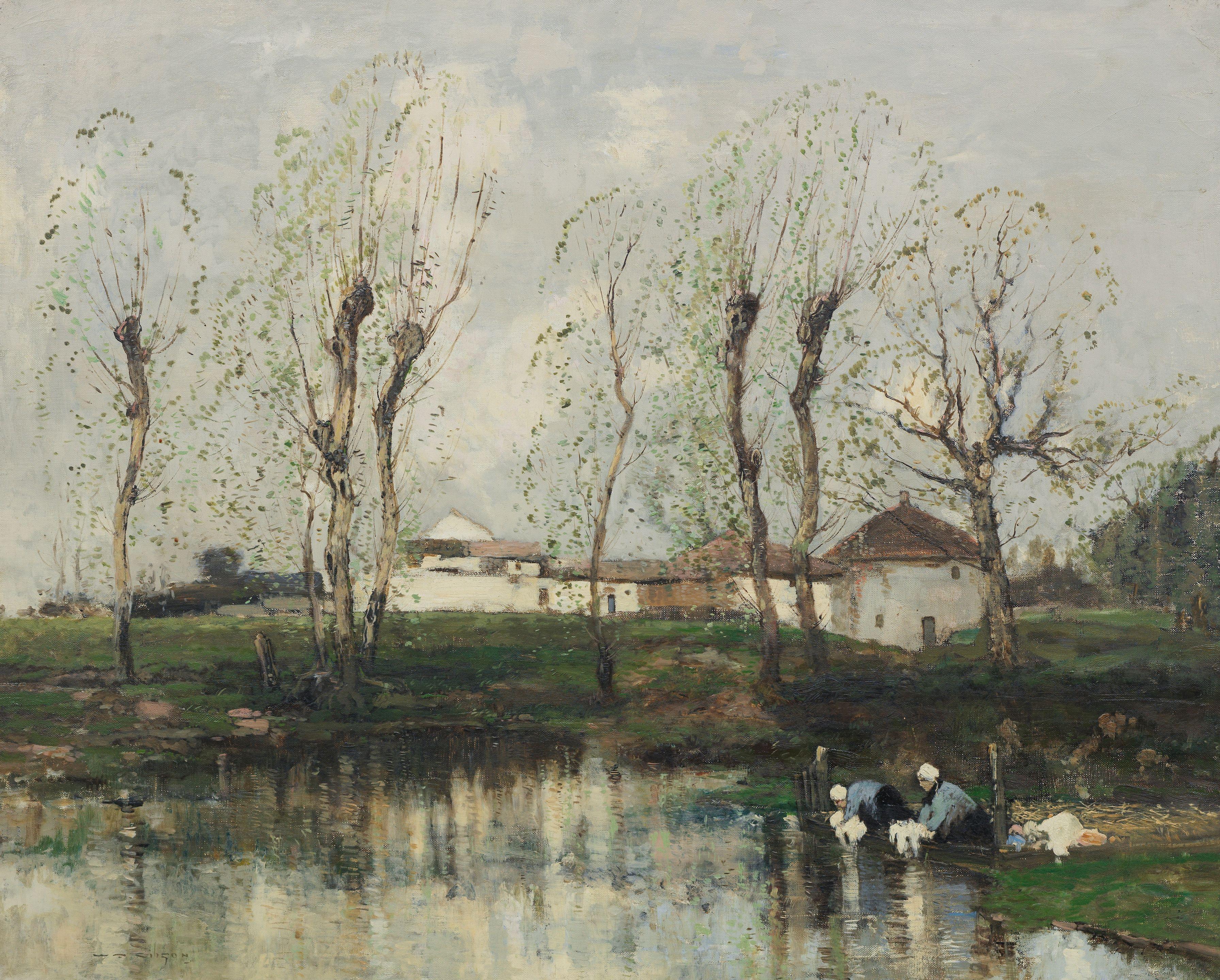 William Alfred Gibson - Washing day