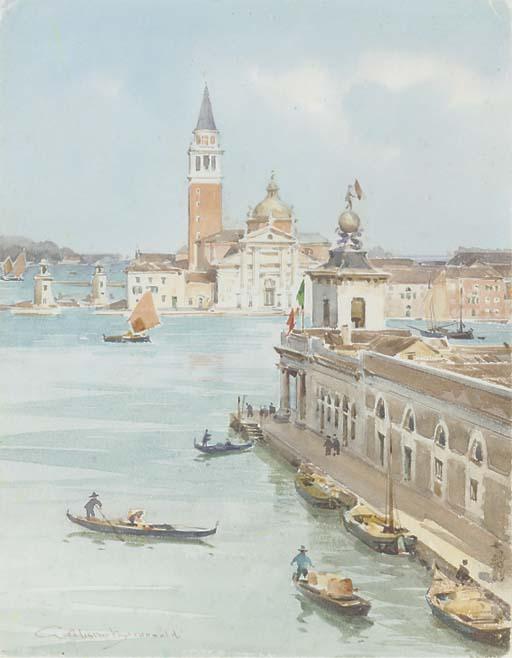 William Alistair Macdonald - San Giorgio Maggiore from the Dogana, Venice