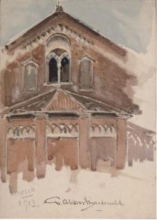 William Alister Macdonald - A quantity of unframed drawings of European landscapes including views of Portugal, Italy, Spain and France (one illustrated)