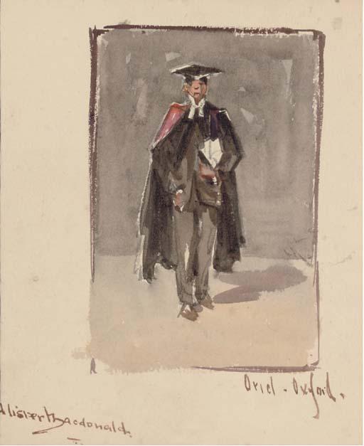 William Alister MacDonald - A quantity of unframed views of the British Isles including Oxford, Yarmouth, Guernsey and Salisbury (one illustrated)