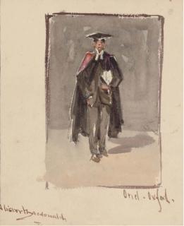 William Alister MacDonald - A quantity of unframed views of the British Isles including Oxford, Yarmouth, Guernsey and Salisbury (one illustrated)