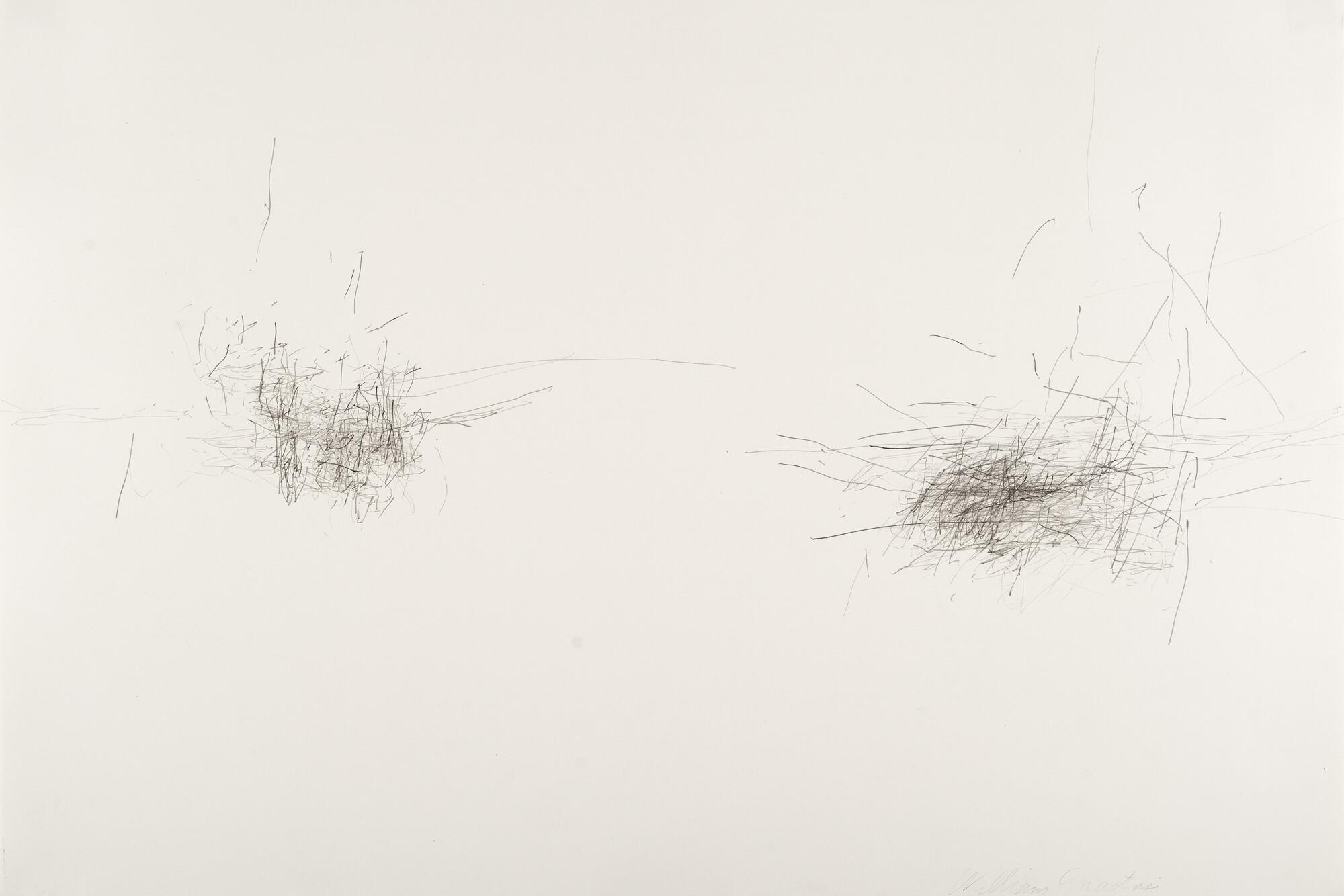 William Anastasi - Ohne Titel (subway drawing)