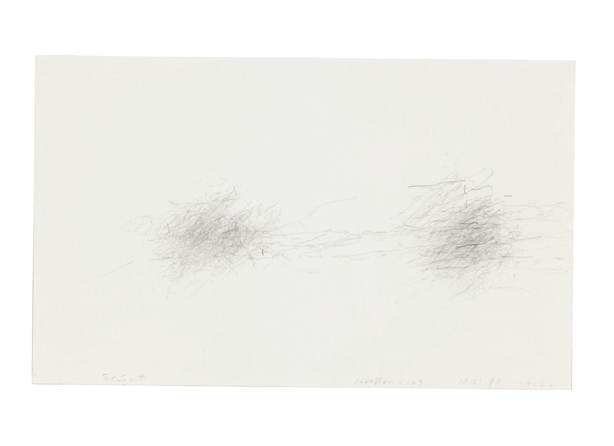 William Anastasi - Subway Drawing [Sol LeWitt Houston 103 10.21.99 19:20]