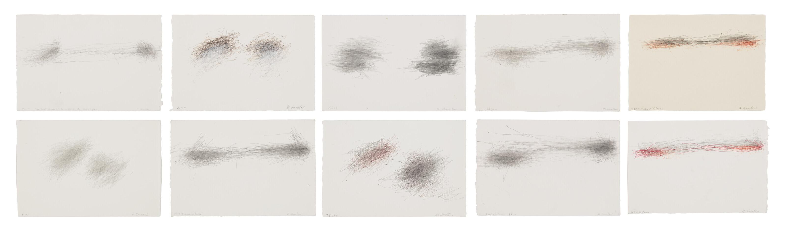 William Anastasi - Subway Drawings [Ten Works]