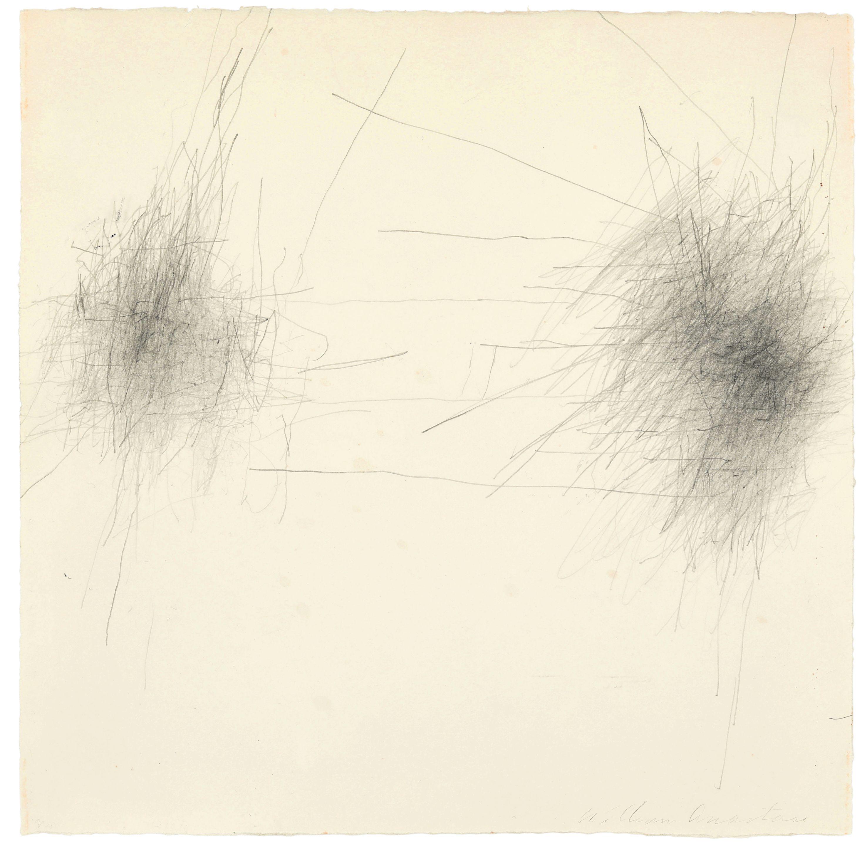 William Anastasi - Untitled (Subway Drawing), 1986-1987