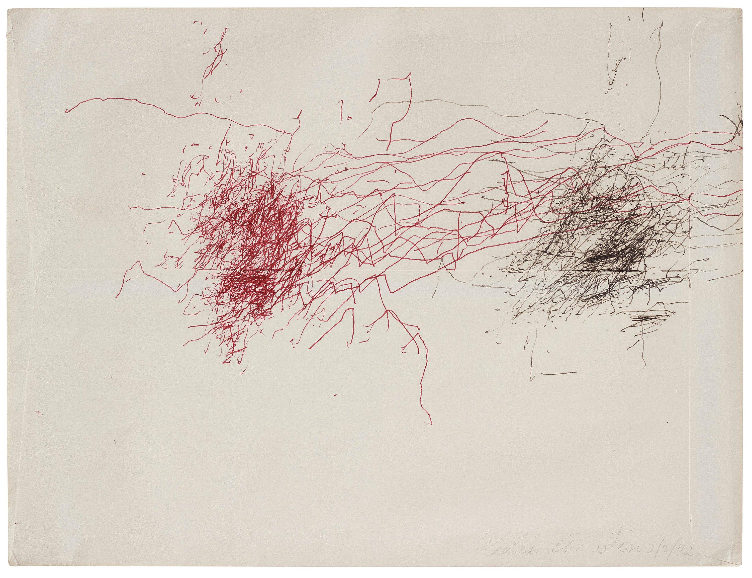 William Anastasi - \'Utitled (Subway Drawing)\'