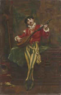 William Anderson Coffin - The Mandolin Player