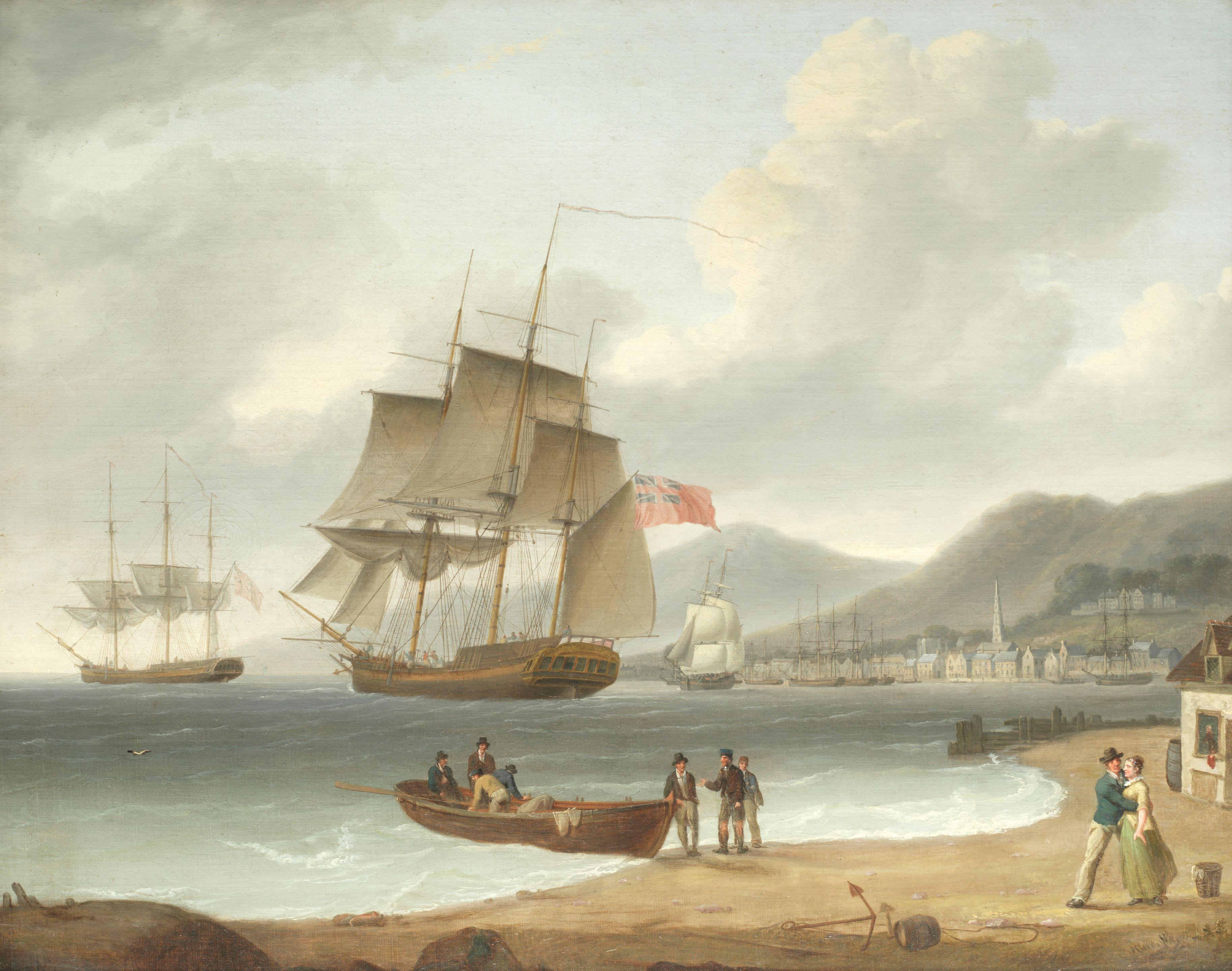 William Anderson - A Fond Farewell Before The Squadron Sets Sail