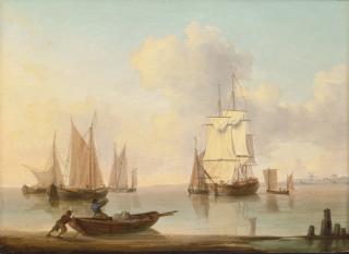 William Anderson - Shipping In A Calm Sea Off The Coast
